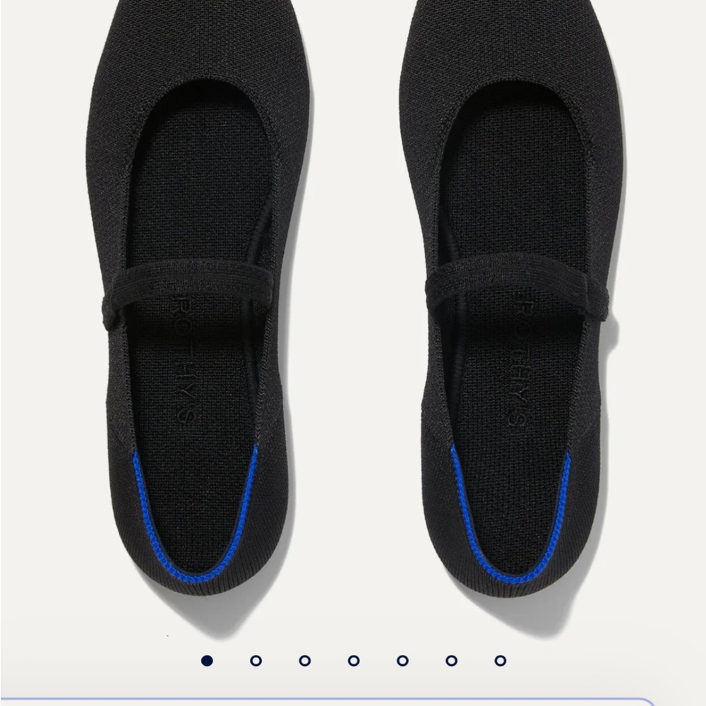 Rothy's Black Square toe Mary Jane
